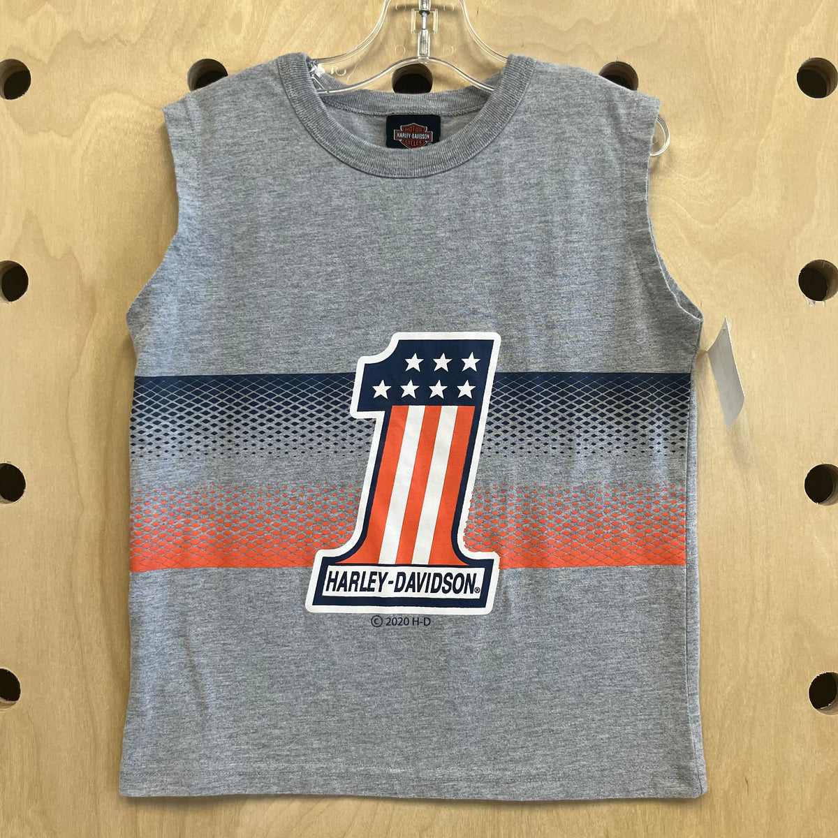 Grey Harley Davidson Tank