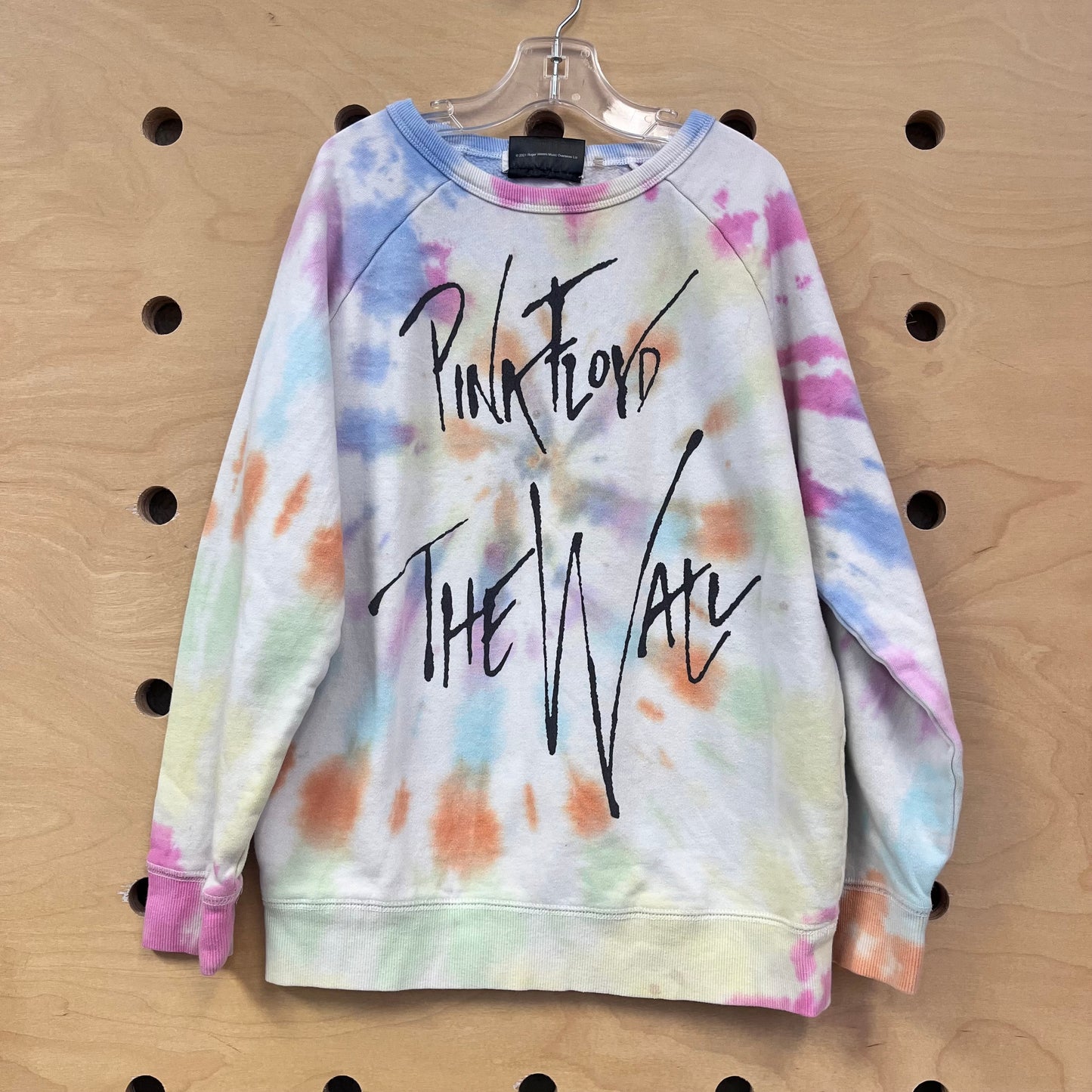 Pastel Tie Dye Pink Floyd Pullover