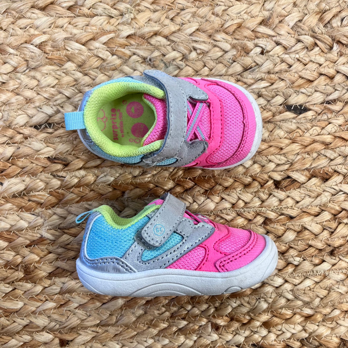 Neon Surprize Velcro Sneakers