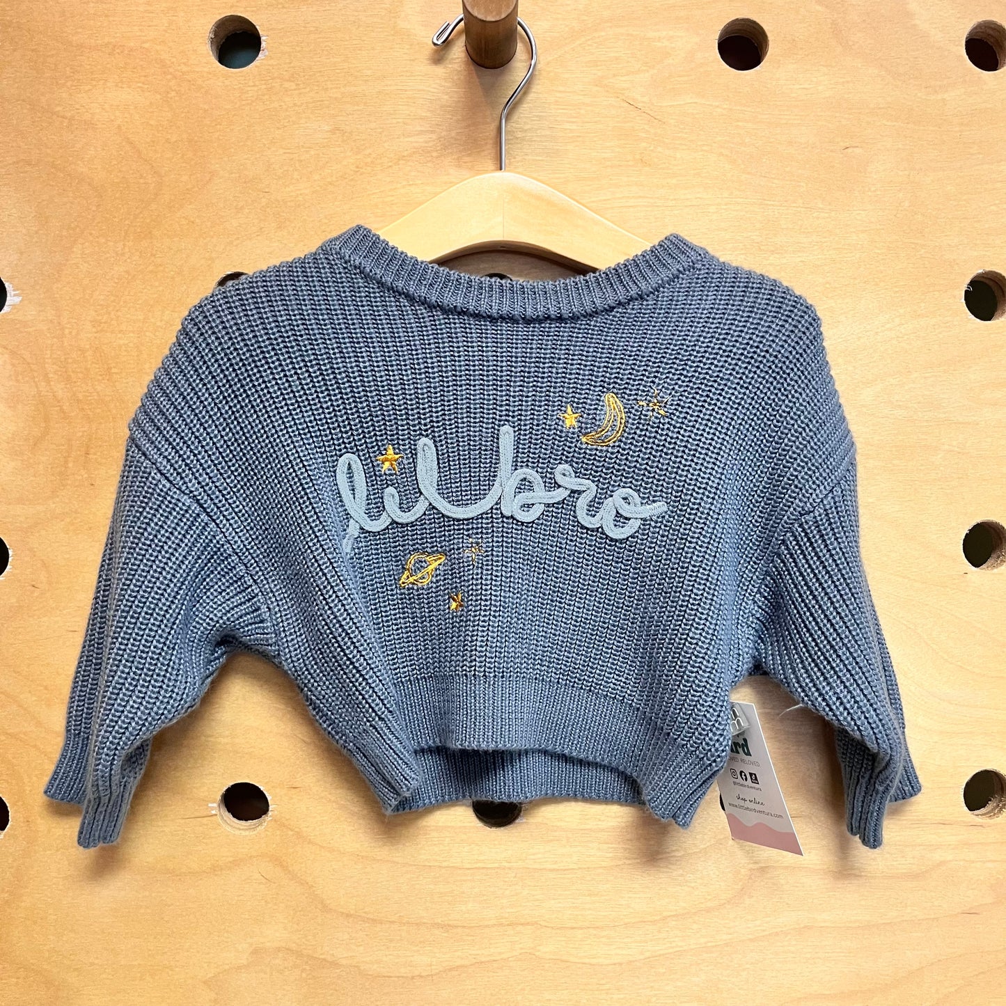 Slate 'lil bro' Planets Sweater