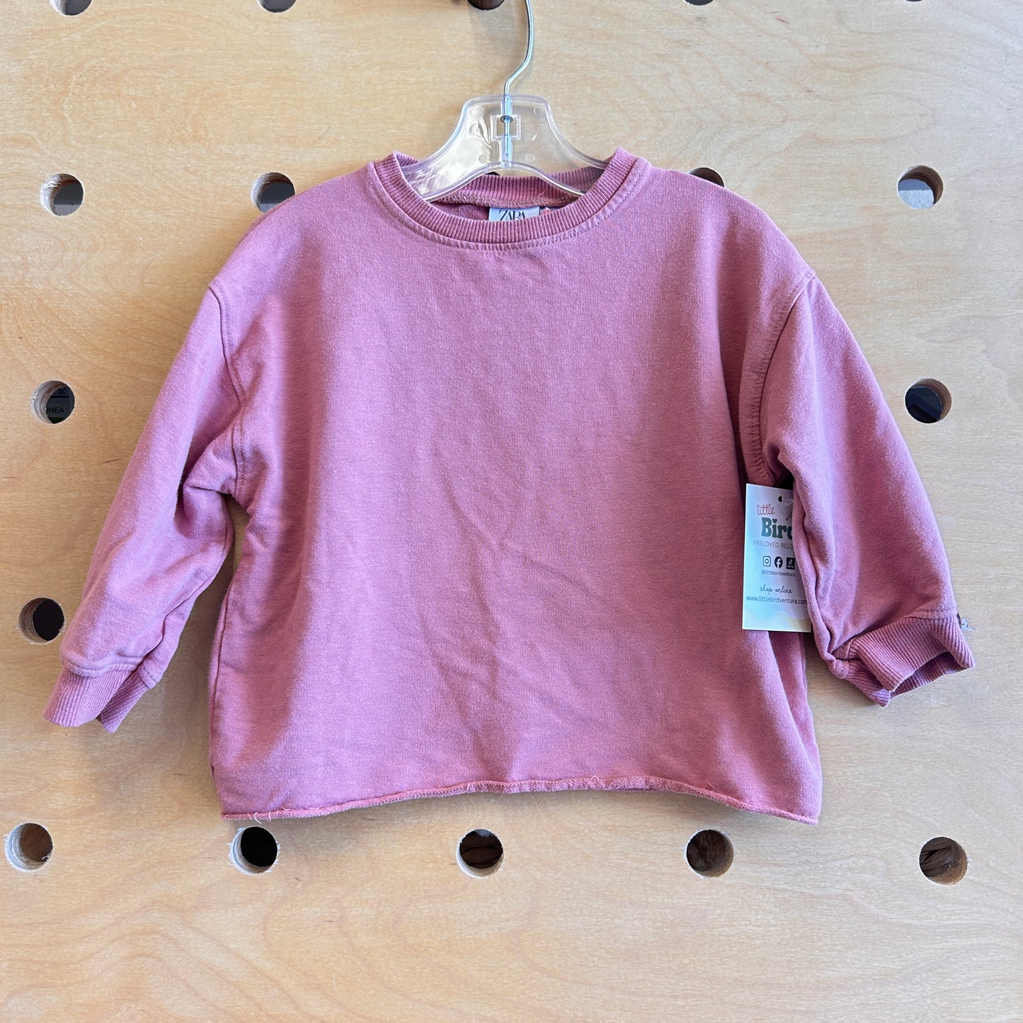 Mauve French Terry Pullover