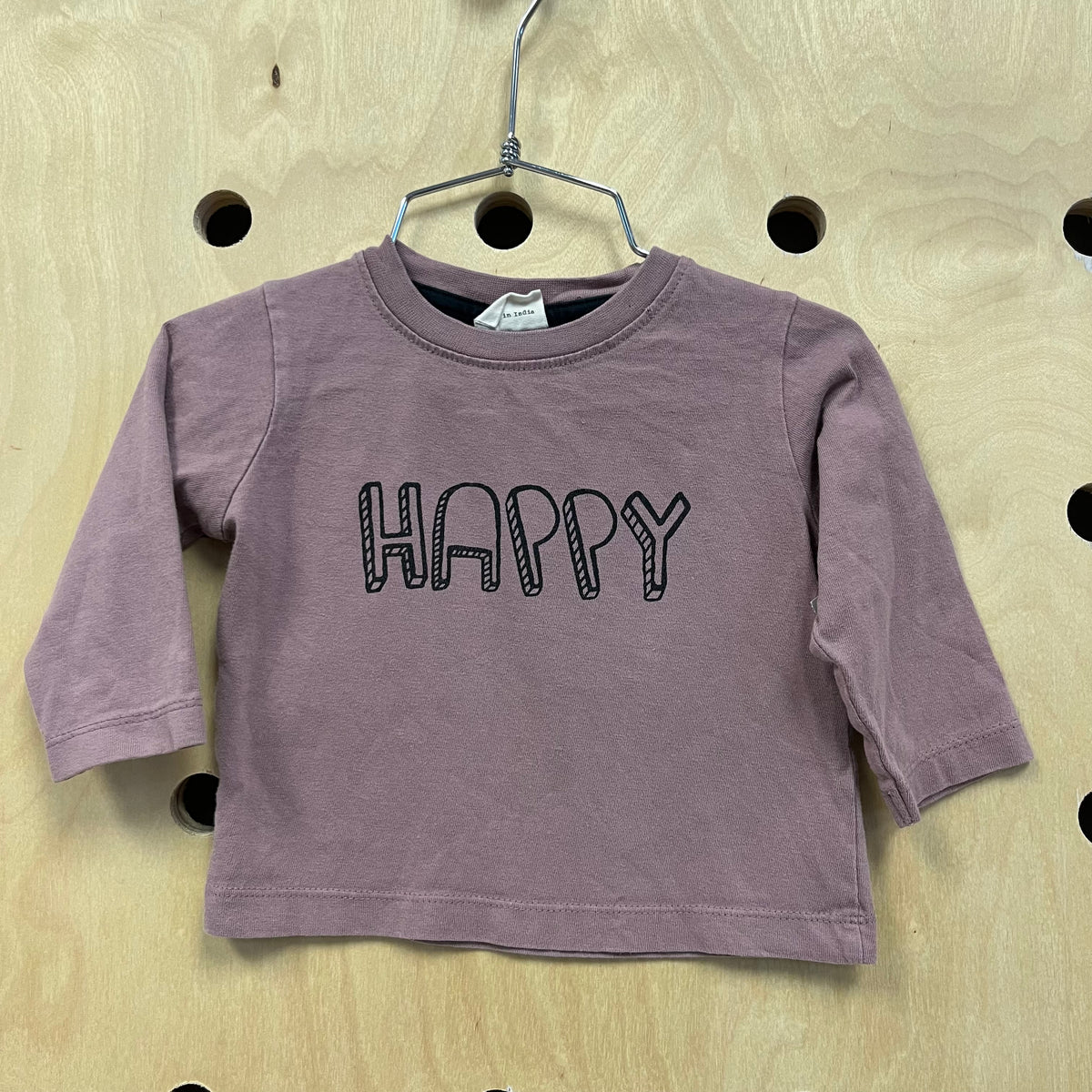Lavender Happy Long Sleeve