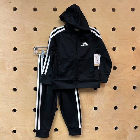 B&W Hoodie Track Suit