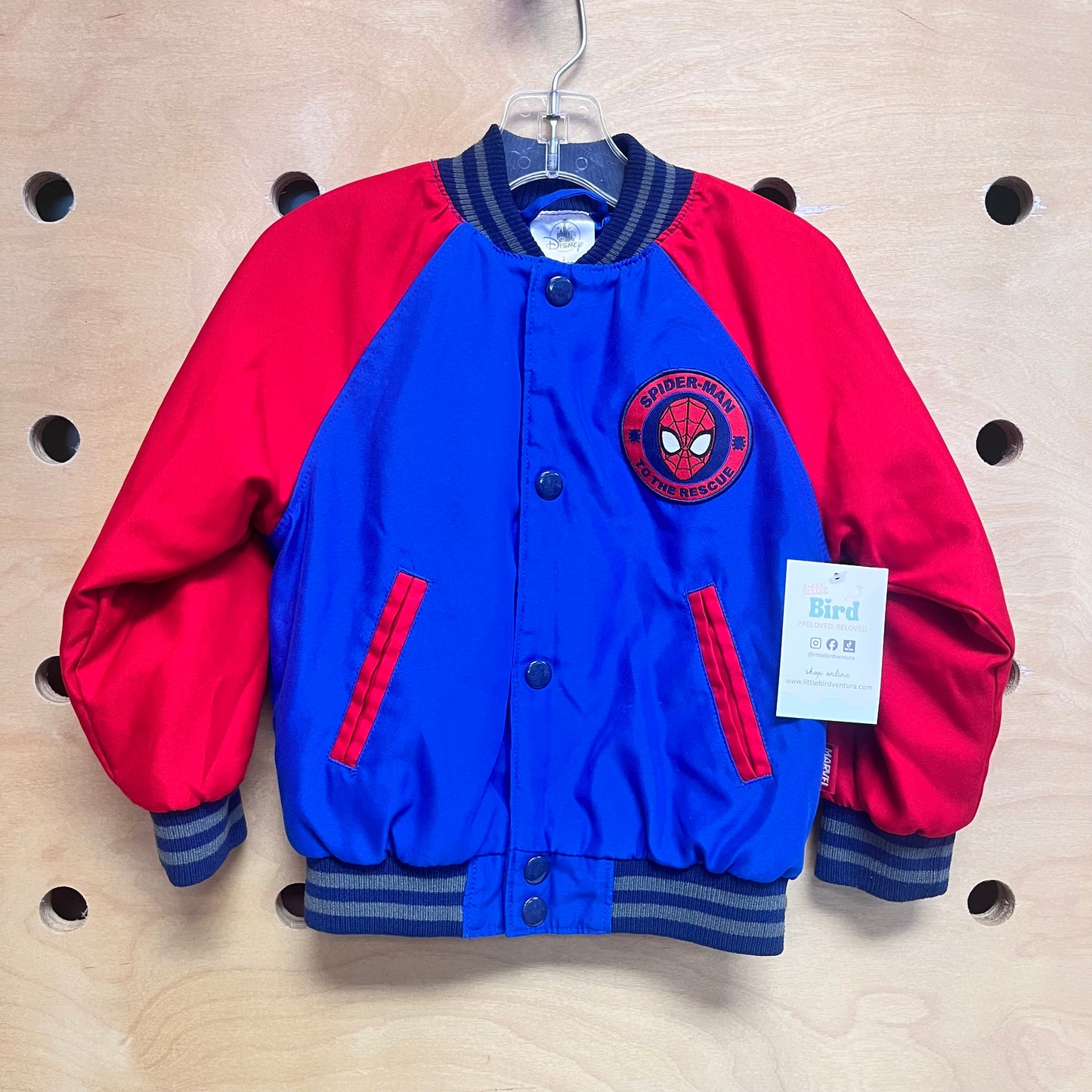 Blue/Red Spiderman Bomber Jacket