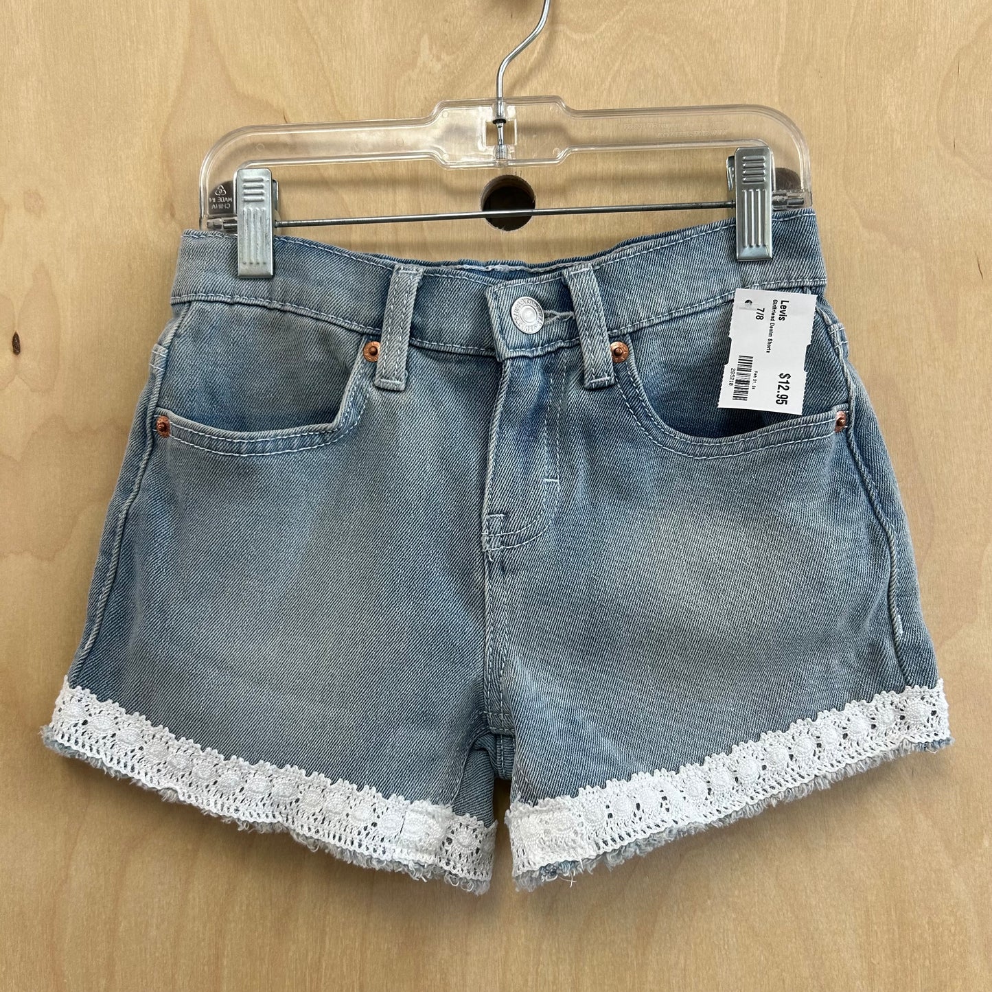 Girlfriend Denim Shorts