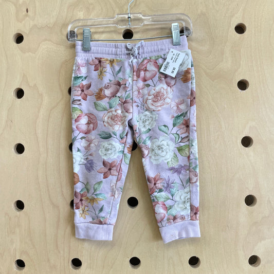 Lavender Floral Joggers
