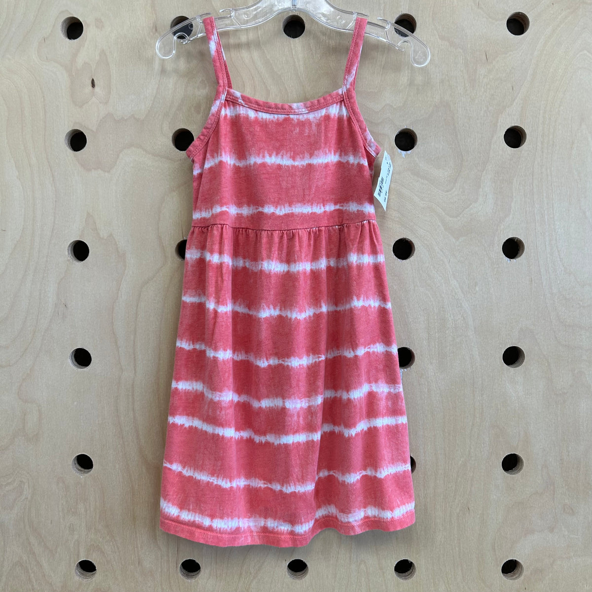 Pink & White Tie Dye Dress
