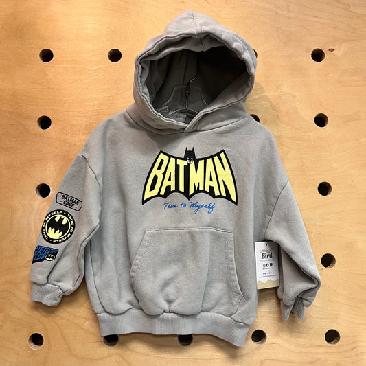 Grey Batman 'True To Myself' Hoodie