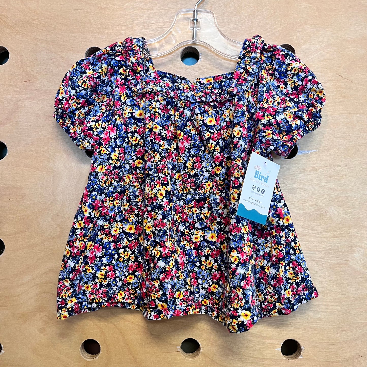 Navy/Yellow Floral Tee