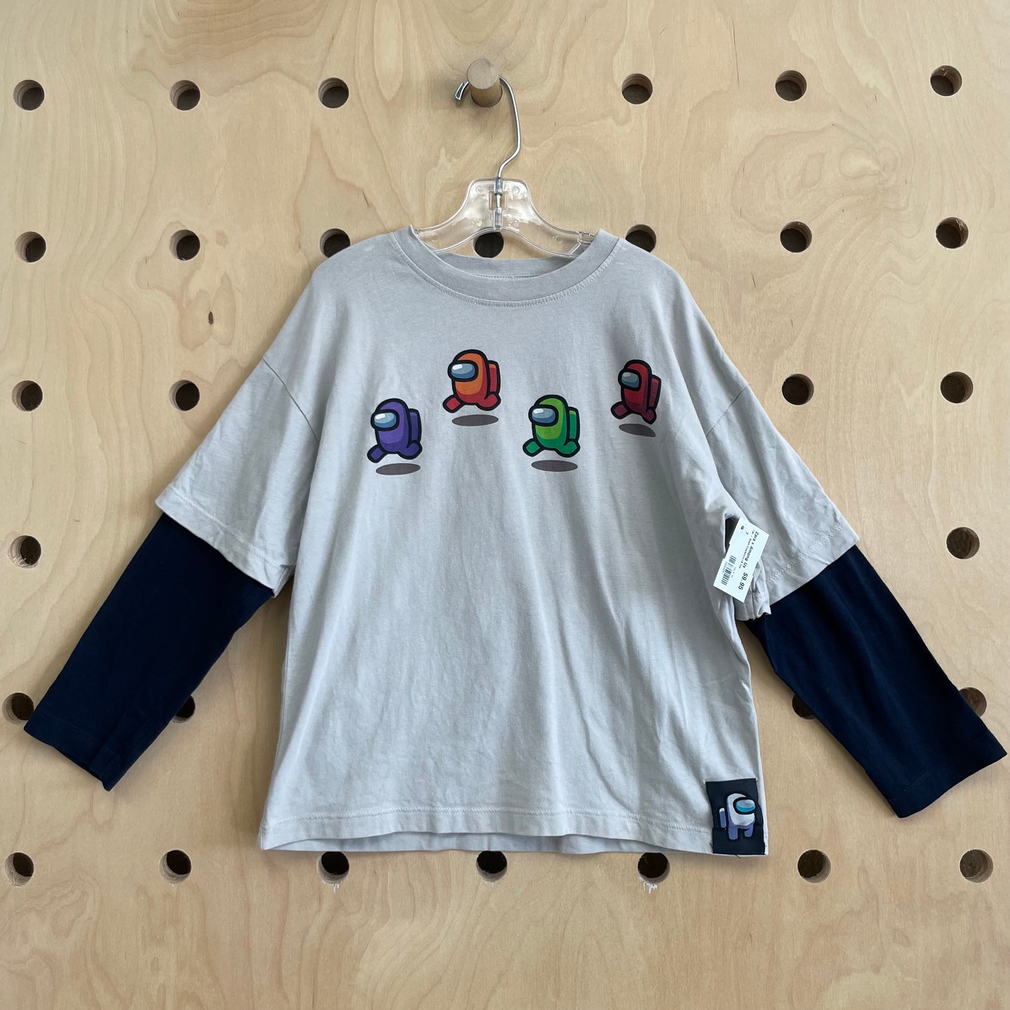 Tan + Black Characters LS Tee