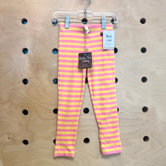Yellow/Pink Bow-Back Leggings NEW!