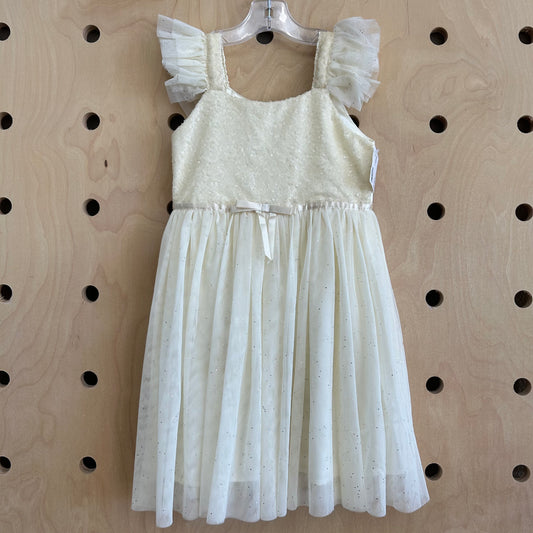 Cream Tulle Dress