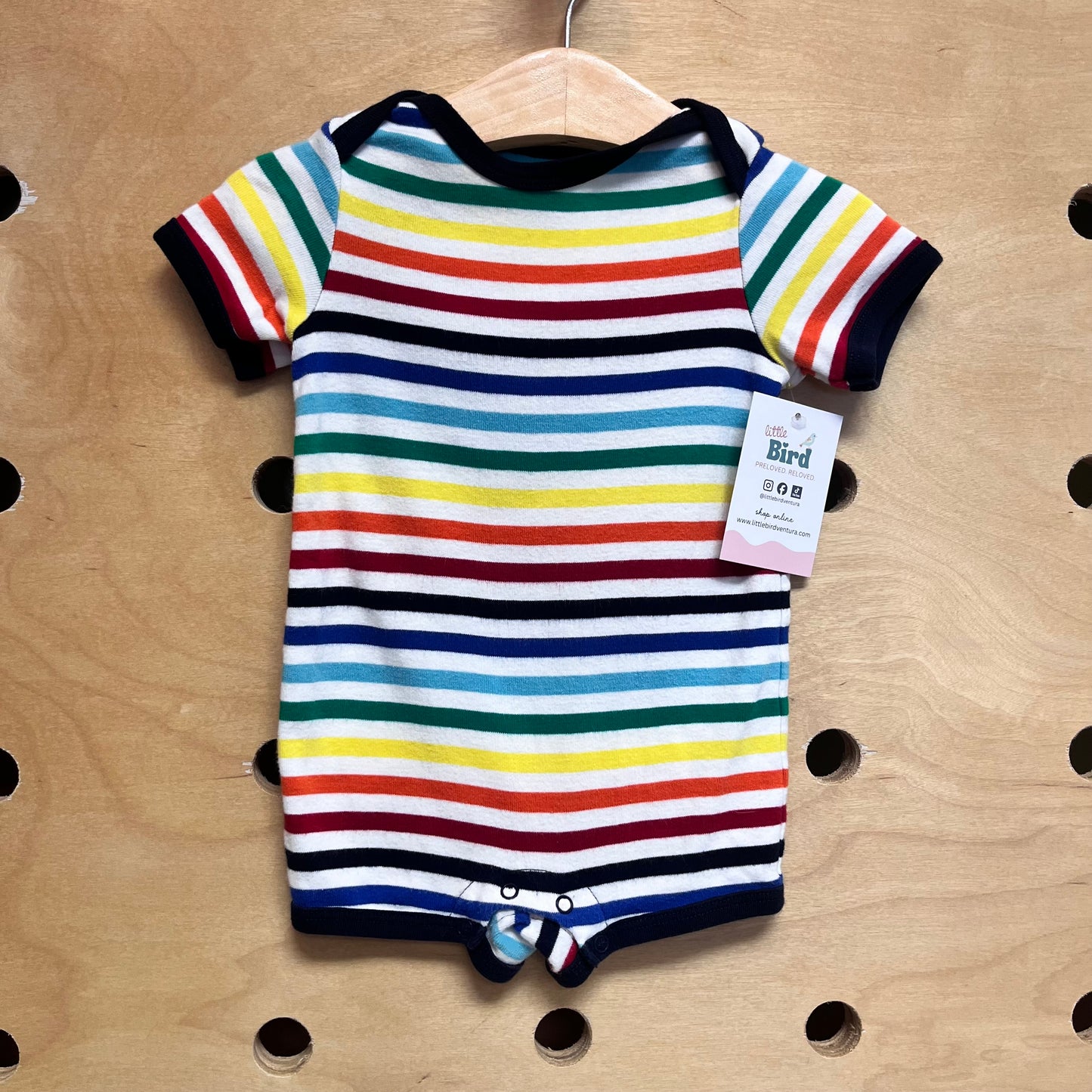 Multicolor Striped Romper