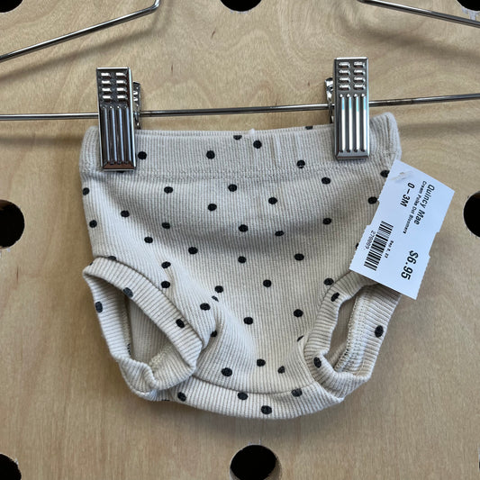 Cream Polka Dot Bloomers