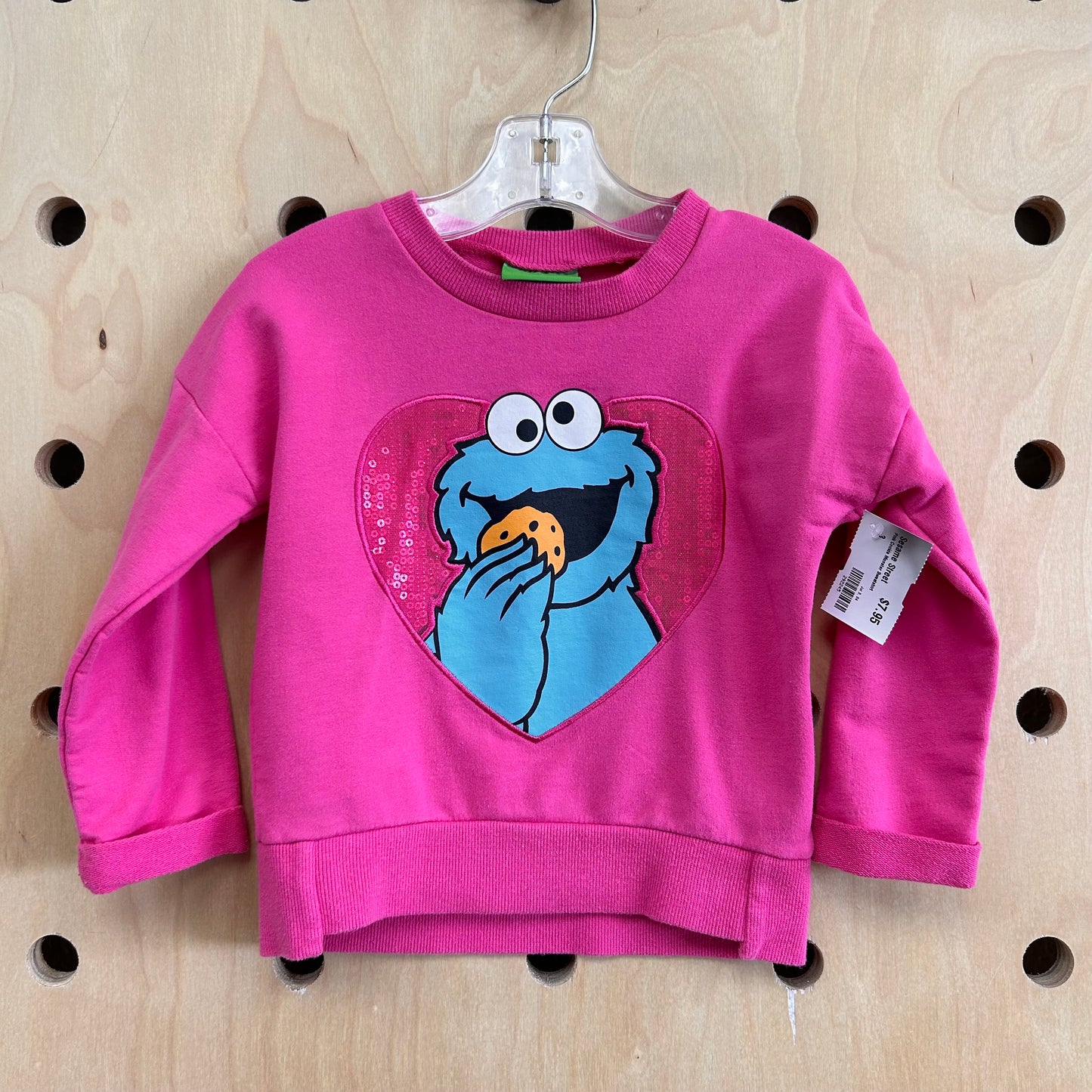 Pink Cookie Monster Sweatshirt