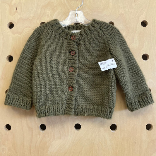 Thick Knik Olive Cardigan