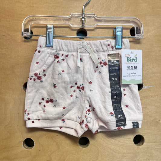 Pink Floral Soft Shorts NEW!