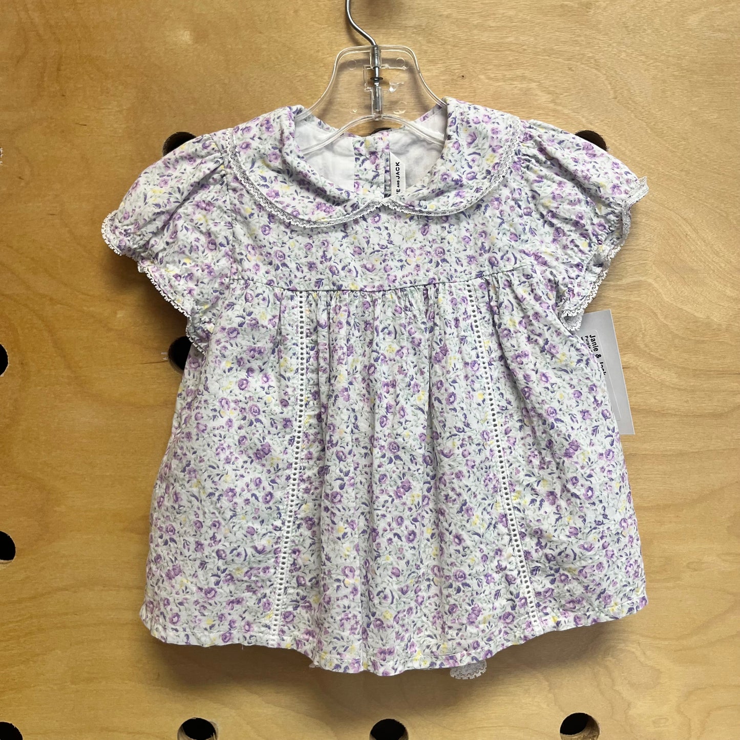Purple & Yellow Floral Dress