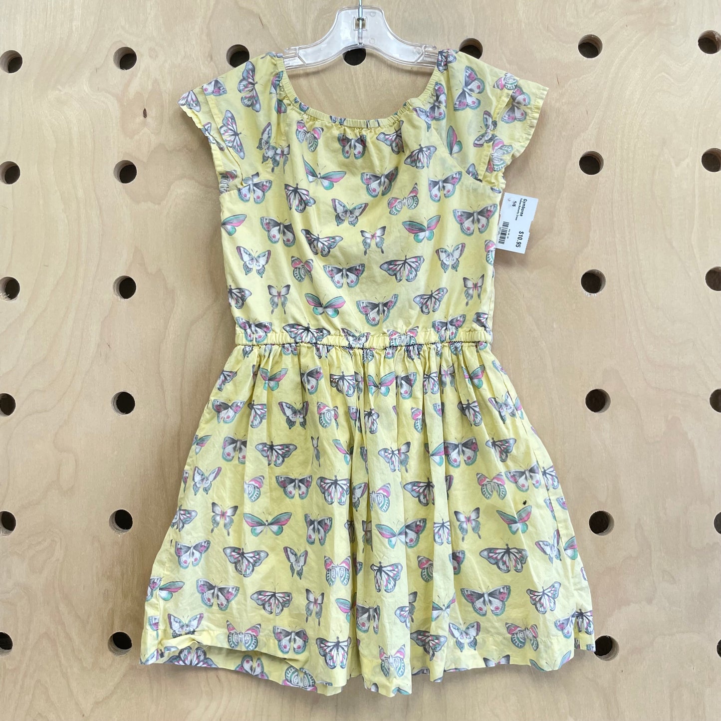 Yellow Butterfly Dress