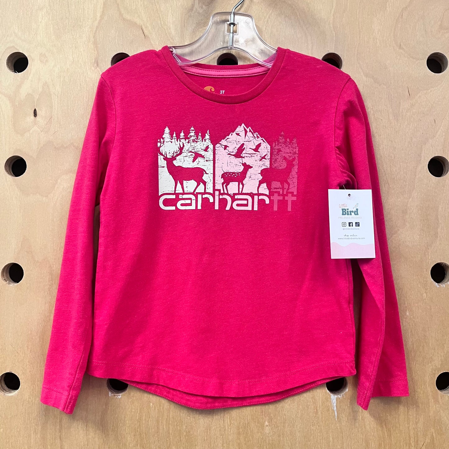 Pink Deer Logo LS