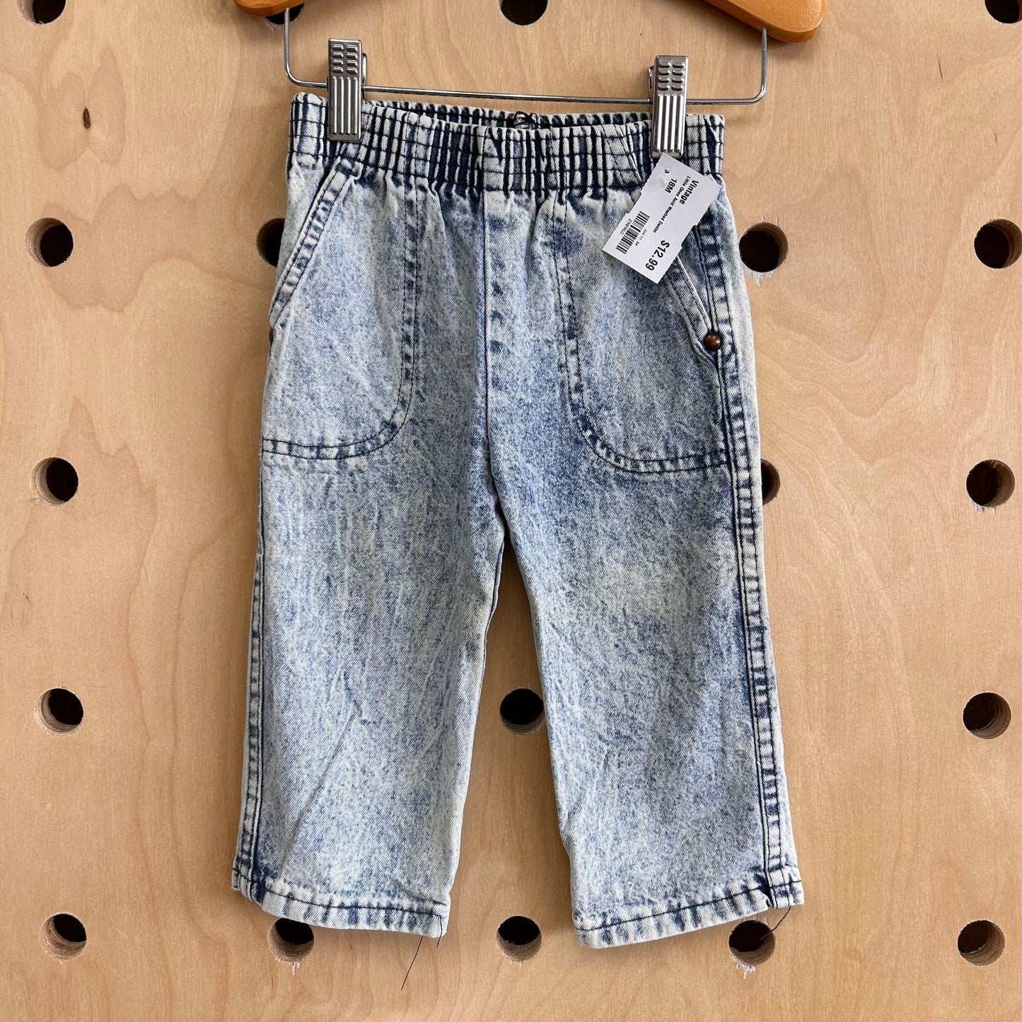 Little Ones Acid Washed Denim