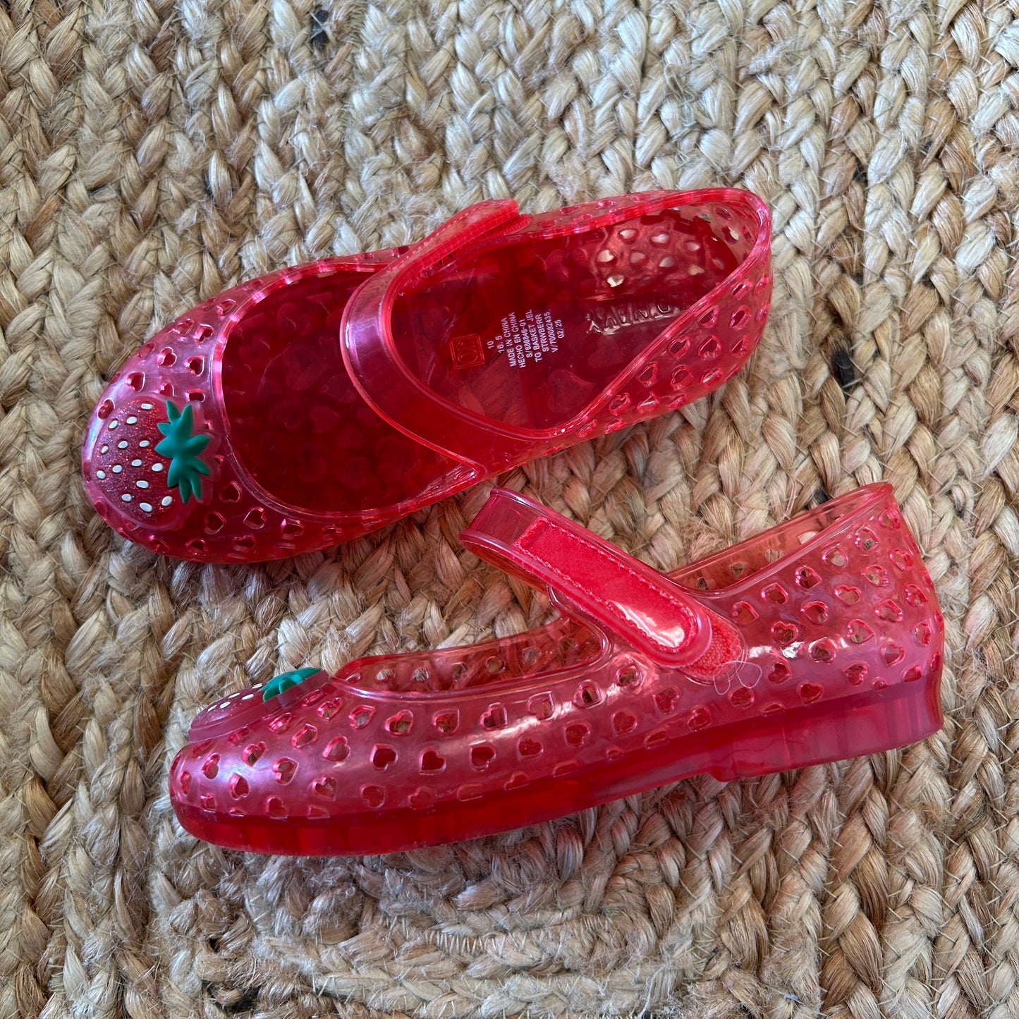 Strawberry Jelly Sandals