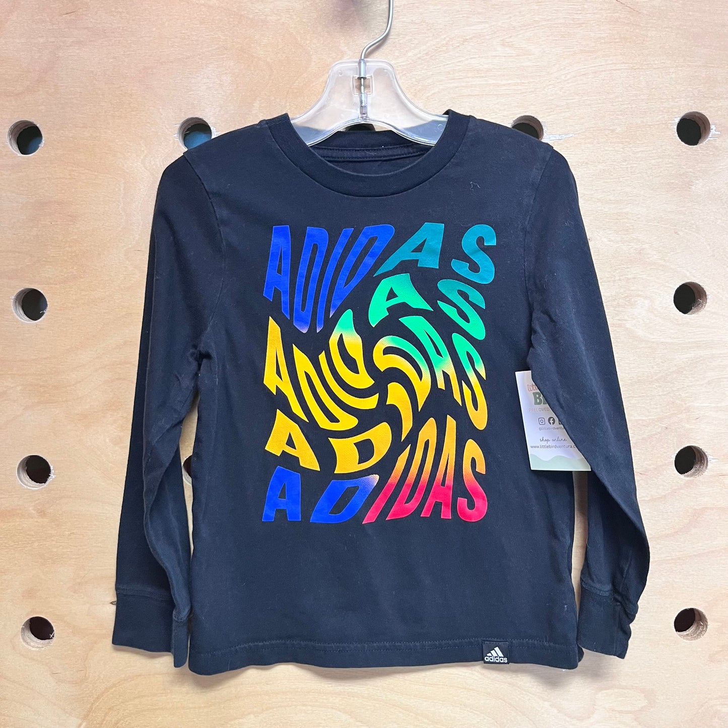 Black Colorful Logo Long Sleeve