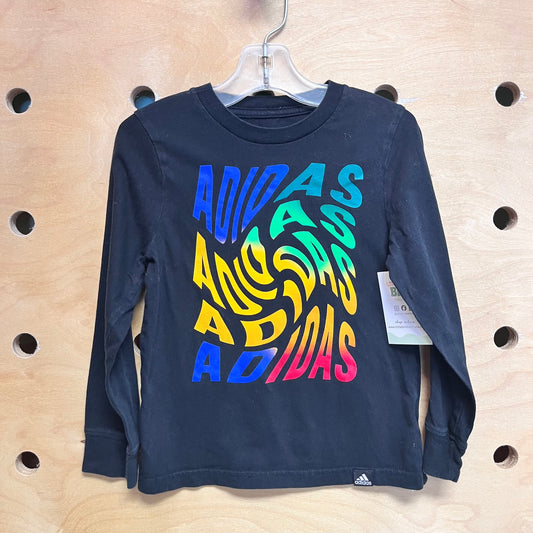 Black Colorful Logo Long Sleeve