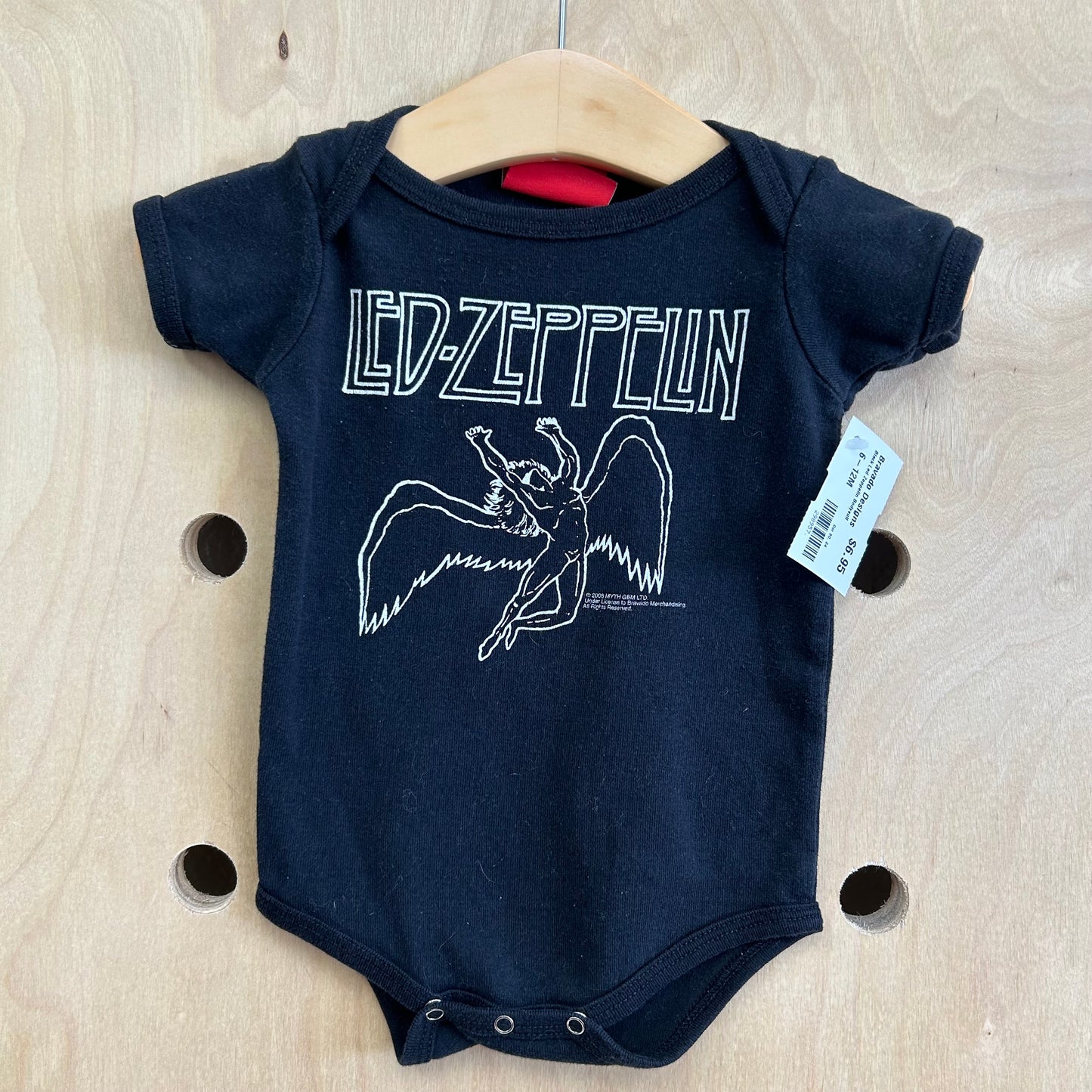 Black Led Zeppelin Bodysuit