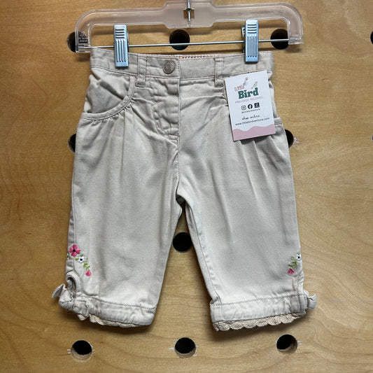 Cherokee Baby Y2K Tan Embroidered Pants