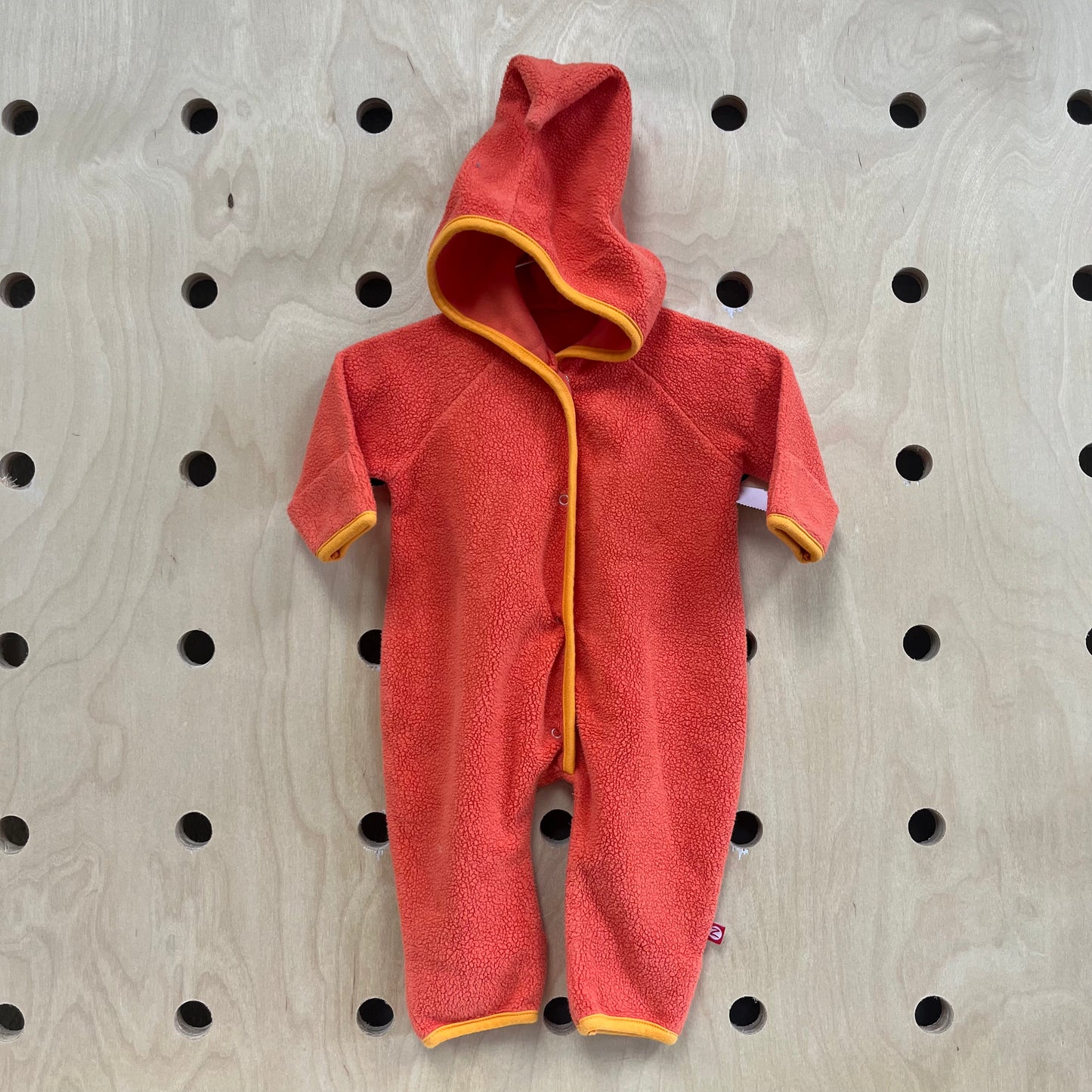Orange Fleece Bunting