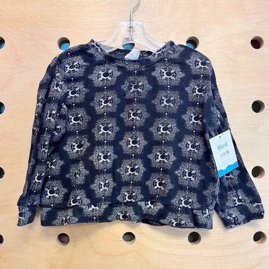 Organic Black & Grey Celestial Pullover