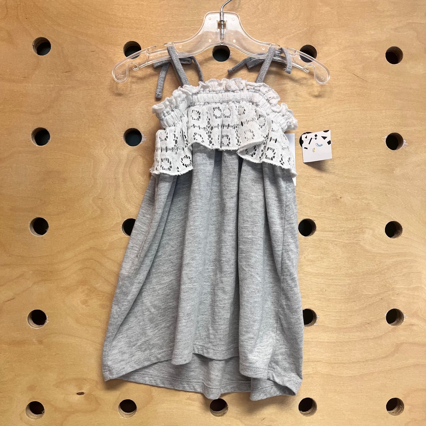 Grey/White Lace Dress NEW!