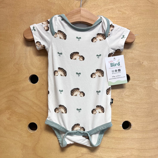 White Bamboo Hedgehog Bodysuit