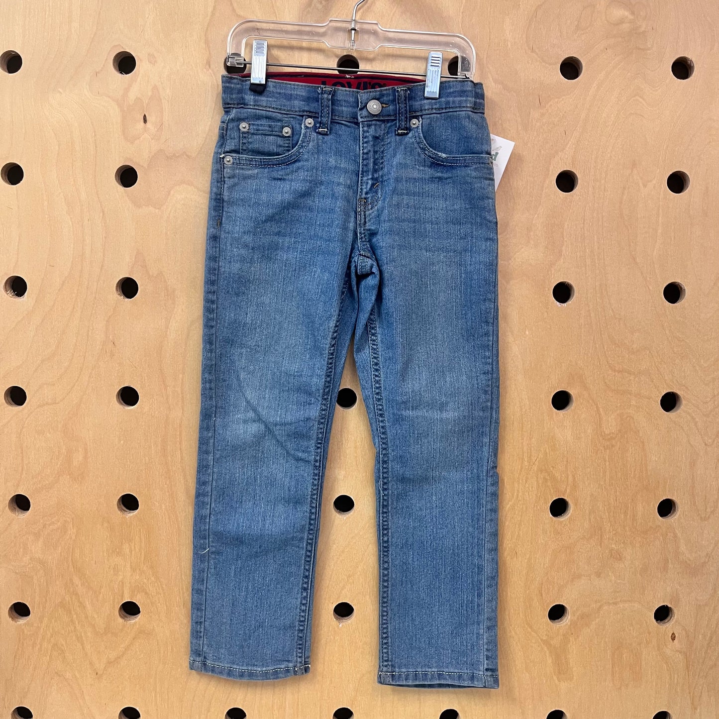Straight Leg Denim Pants