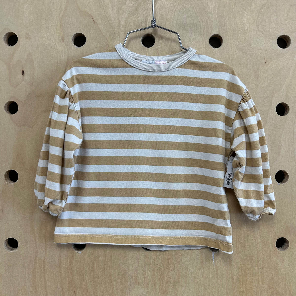 Mustard Striped Top