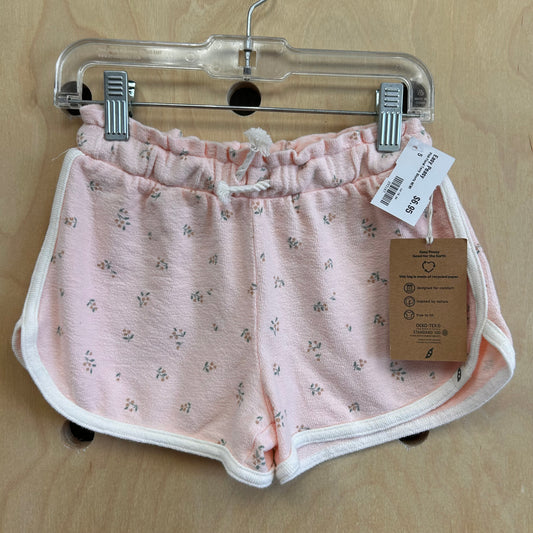 Pink Floral Terry Shorts NEW!