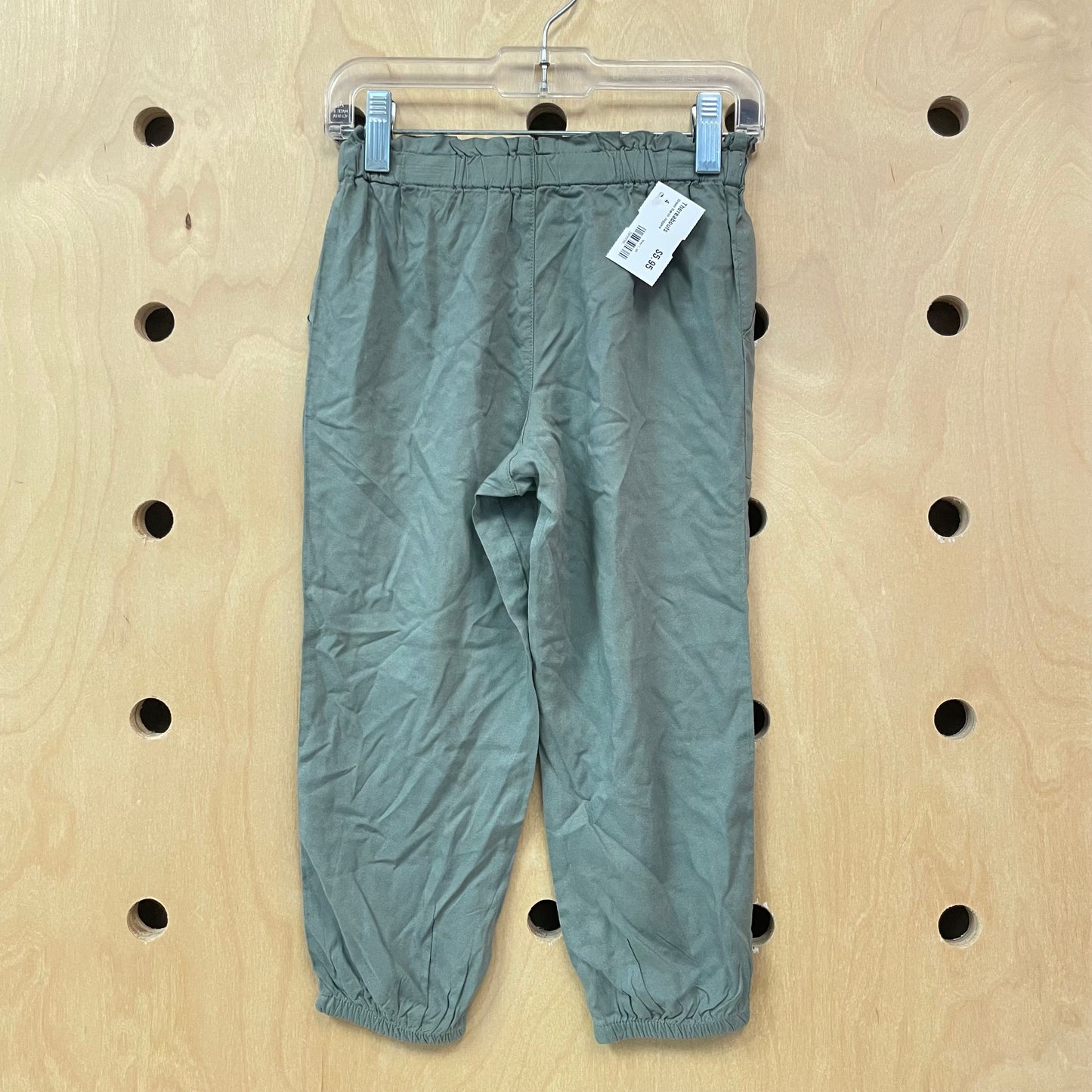 Green Rayon Joggers