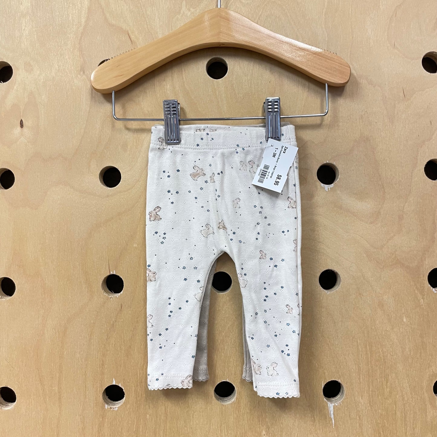 2pk Pointelle Bunny + Beige Leggings