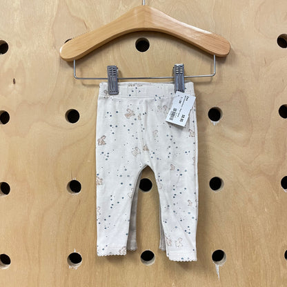 2pk Pointelle Bunny + Beige Leggings
