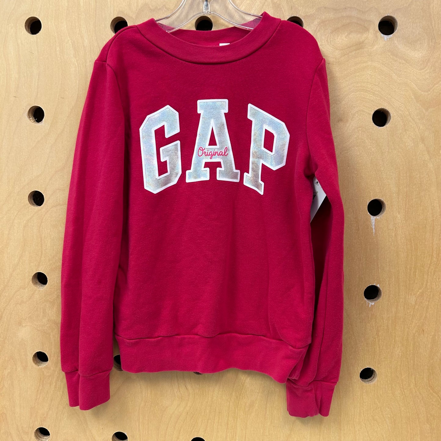 Pink + Metallic Logo Pullover