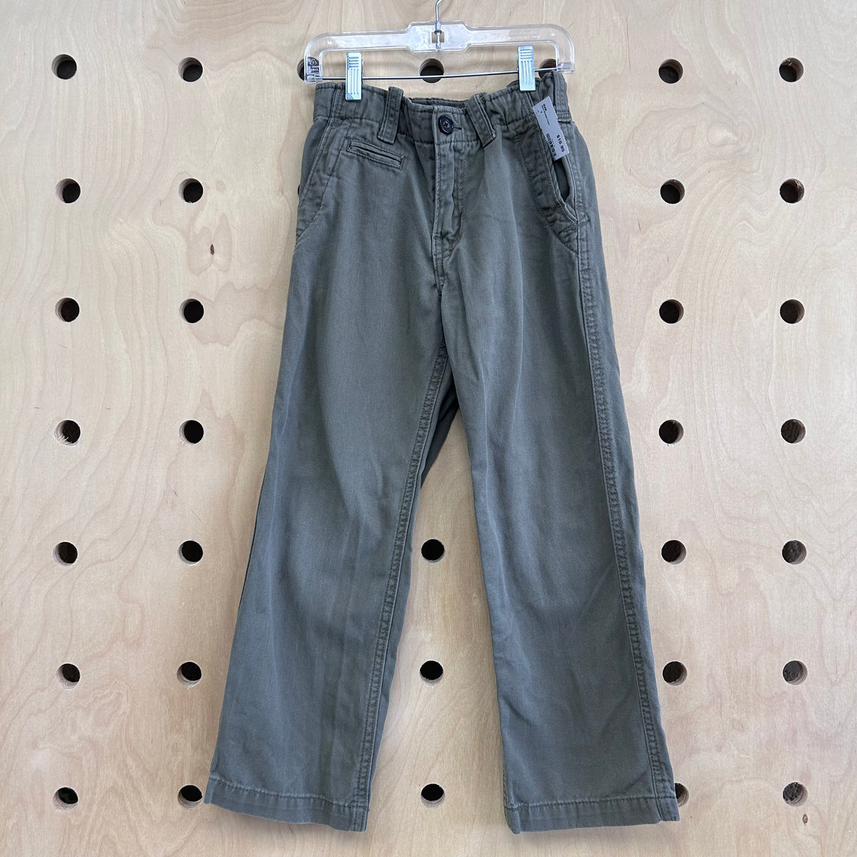 Olive Straight Pants