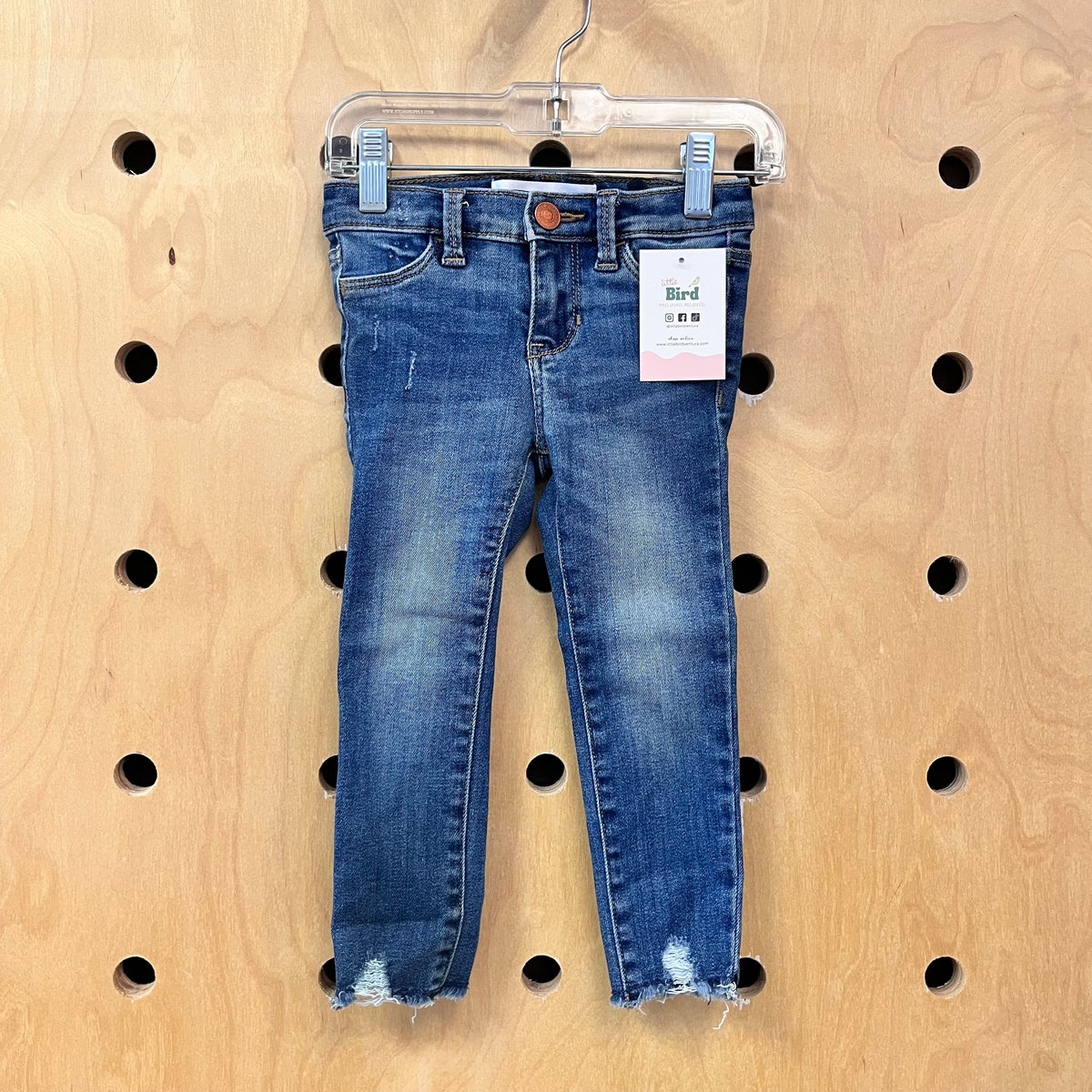 Distressed Ballerina Denim