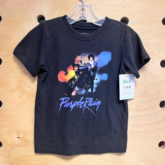 Black 'Purple Rain' Tee
