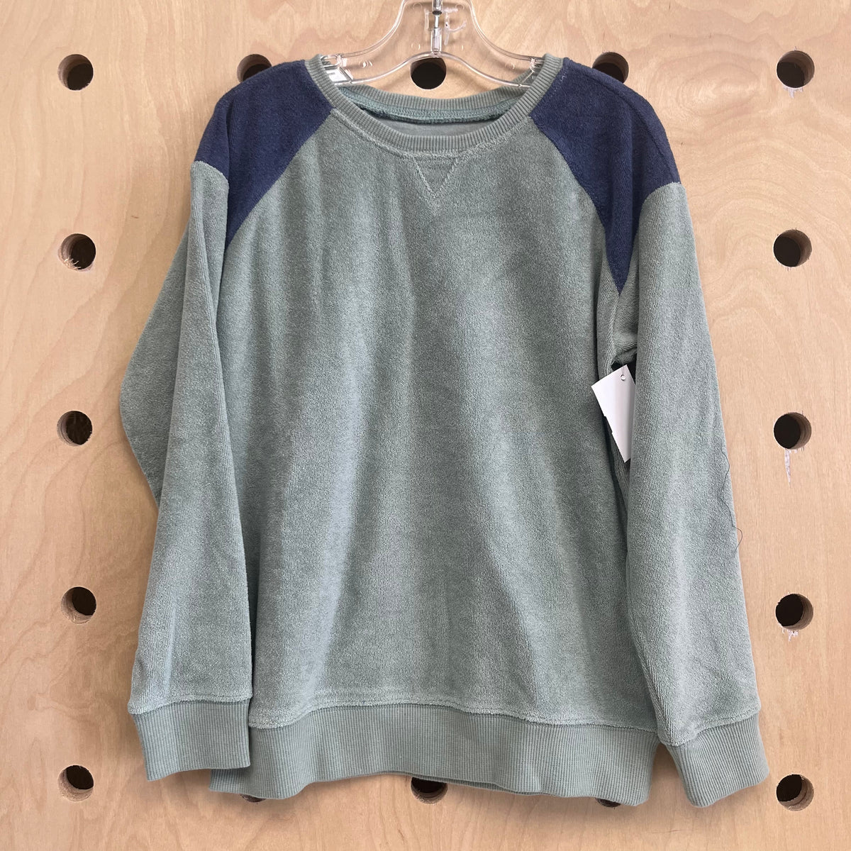 Green & Blue Terry Swaetshirt