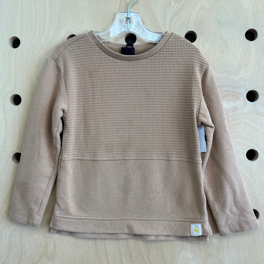 Tan Waffle Textured Long Sleeve