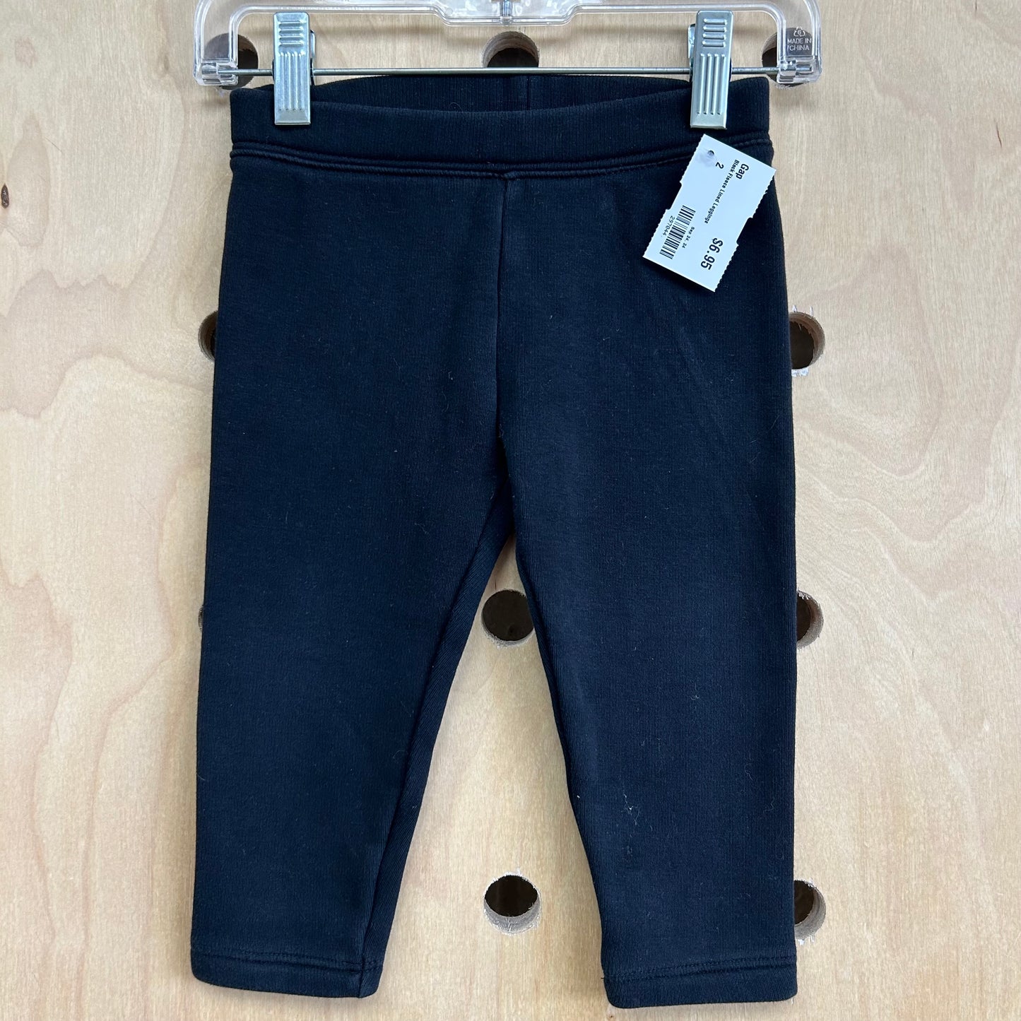 Black Fleece Lined Leggings