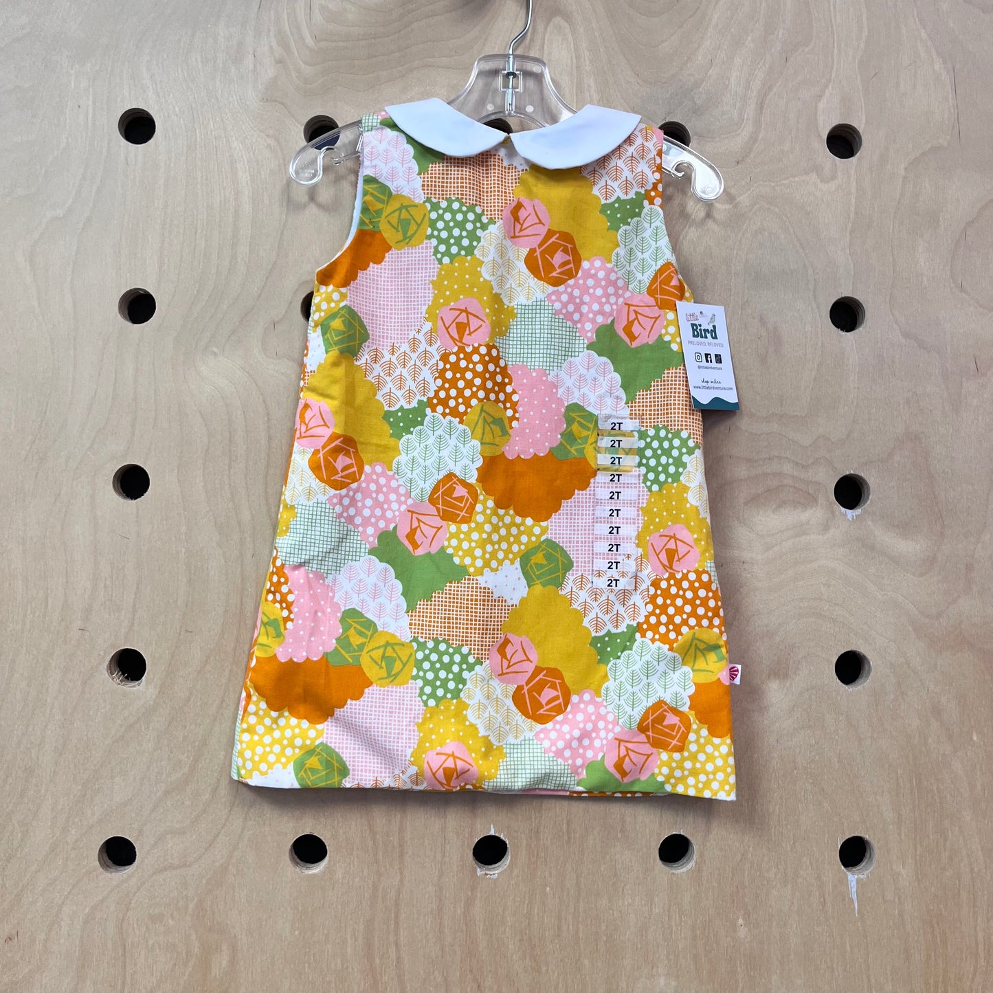 Yellow Retro Floral Dress NEW!