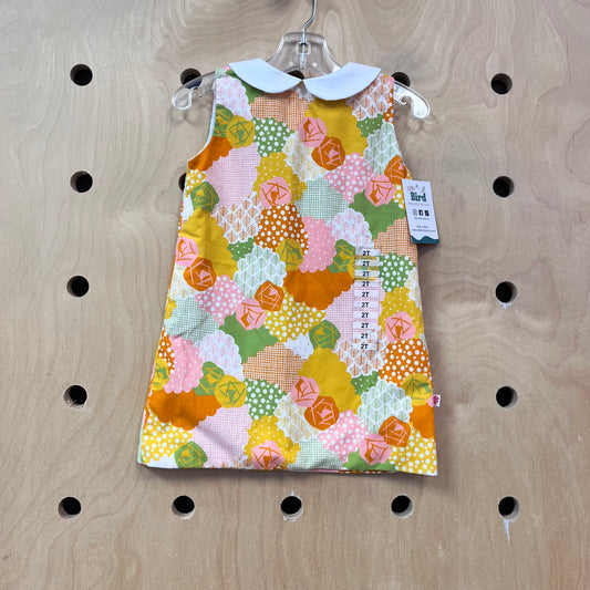 Yellow Retro Floral Dress NEW!