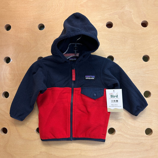 Micro D Snap-T Jacket Blue/Red